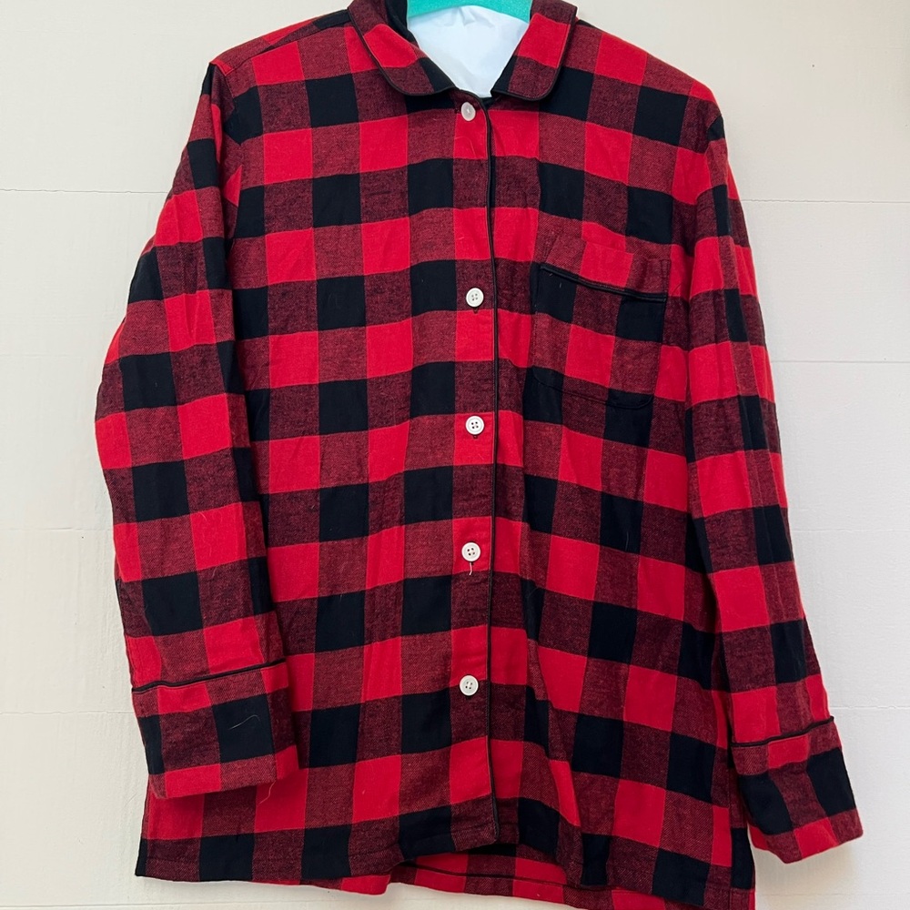 J. Crew Flannel Pajama Top/Shirt - XS New